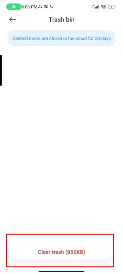 గ్యాలరీ ట్రాష్ బిన్ను తొలగించండి